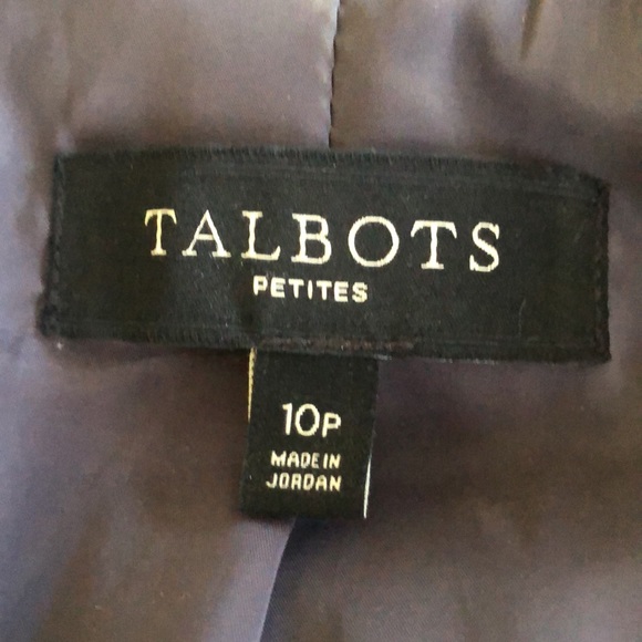 Talbots women’s 10p fitted light grey suit jacket, Preowned, excellent condition - Picture 2 of 6